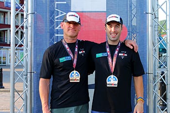 Brian Beahn and Tim Watson Ironman